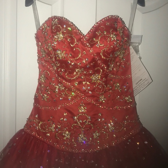 authentic MARY’S BRIDAL Corset, beaded, new. Sz8 - Picture 2 of 5